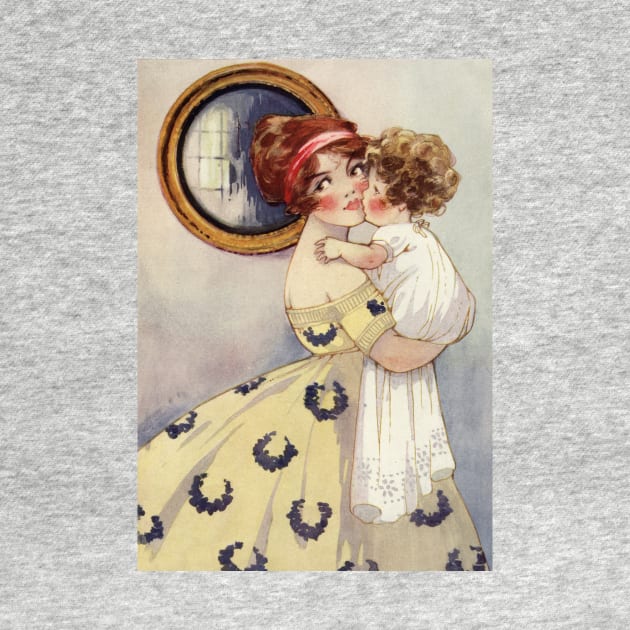 Vintage Mother and Child by Agnes Richardson by vintage-art